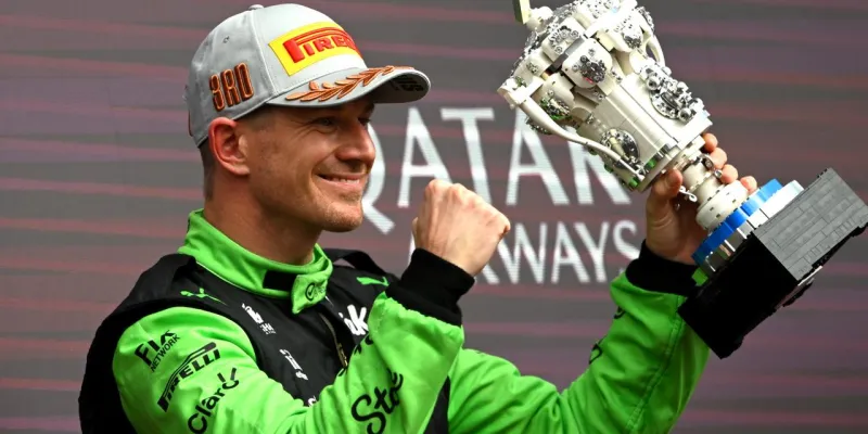 Nico Hulkenberg Podium British Grand Prix